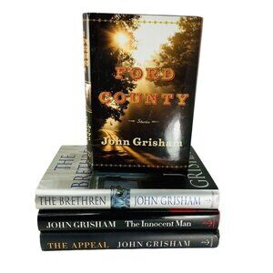 John Grisham Books Legal Thriller Crime Fiction Novels Hardcovers Lot 4 u